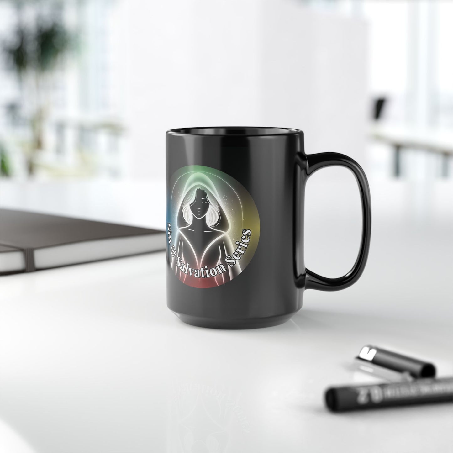 Sin & Salvation Logo Mug – “Where Romance and Redemption Collide” Series Tagline