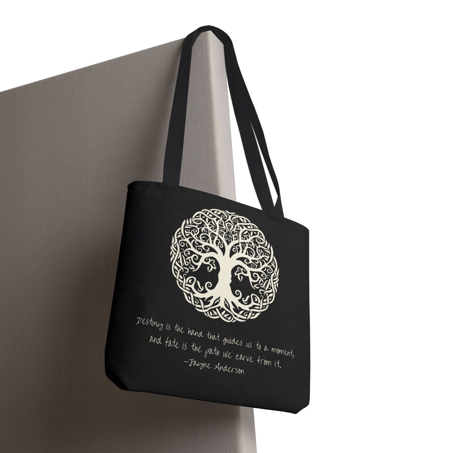 Tree of Life Quote Tote Bag—Double-Sided Destiny Edition