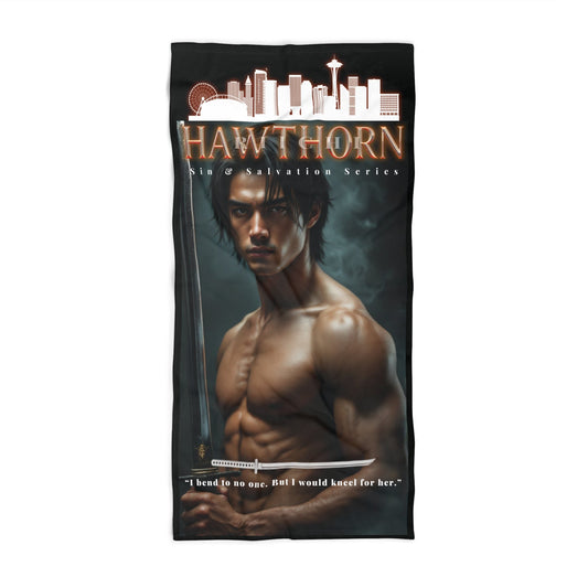 Hawthorn Fantasy Beach Towel | Bold Hero Art for Beach Days, Pool Lounging, & Book Lovers