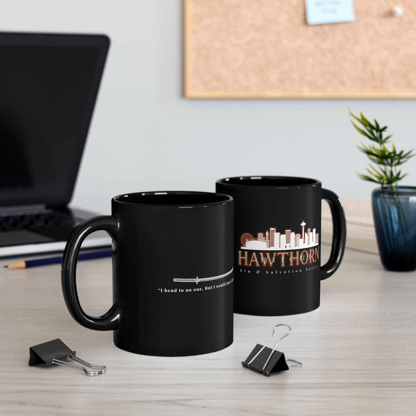 Team Hawthorn Mug – “I Bend to No One” | Sin & Salvation Series