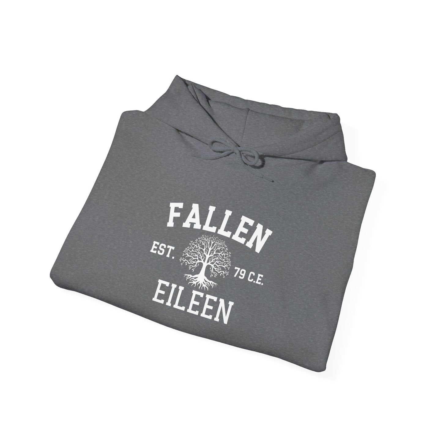 Fallen Eileen Unisex Heavy Blend™ Hooded Sweatshirt | Sin & Salvation Series | Est. 79 C.E. Tree of Life Emblem