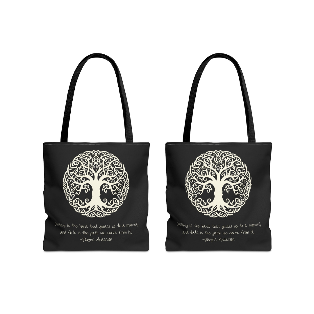 Tree of Life Quote Tote Bag—Double-Sided Destiny Edition