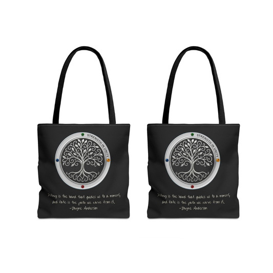 Eileen's Tree of Life Quote Tote Bag—Double-Sided Series Symbol Bag