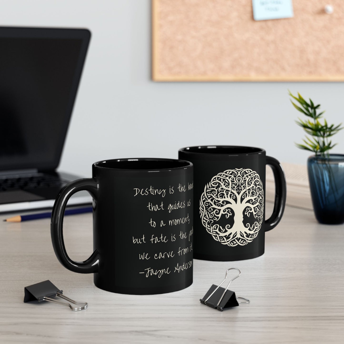 Sin & Salvation Quote Mug – Tree of Life Design | “Destiny and Fate” Series Theme