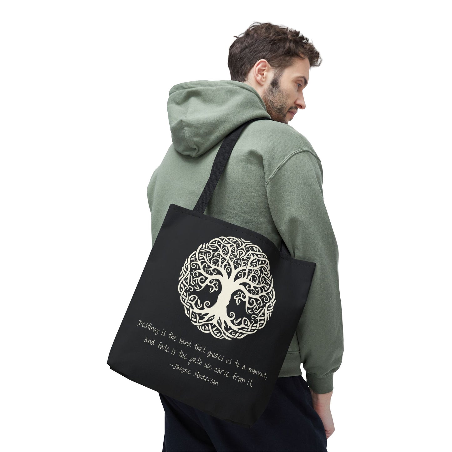 Tree of Life Quote Tote Bag—Double-Sided Destiny Edition