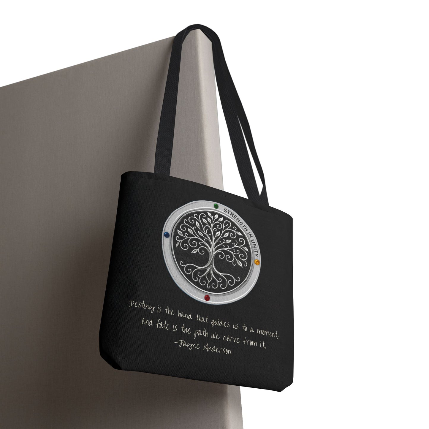 Eileen's Tree of Life Quote Tote Bag—Double-Sided Series Symbol Bag