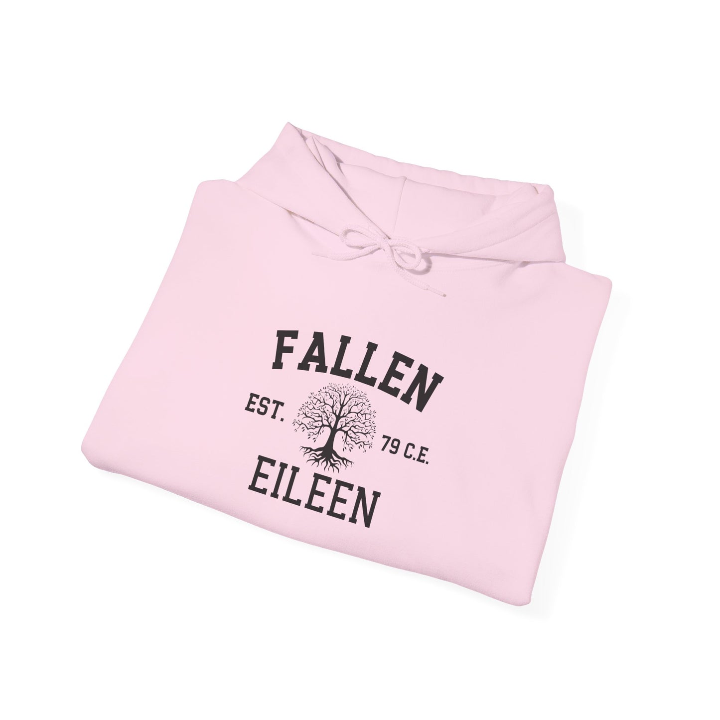 Fallen Eileen Unisex Heavy Blend™ Hooded Sweatshirt | Sin & Salvation Series | Est. 79 C.E. Tree of Life Emblem