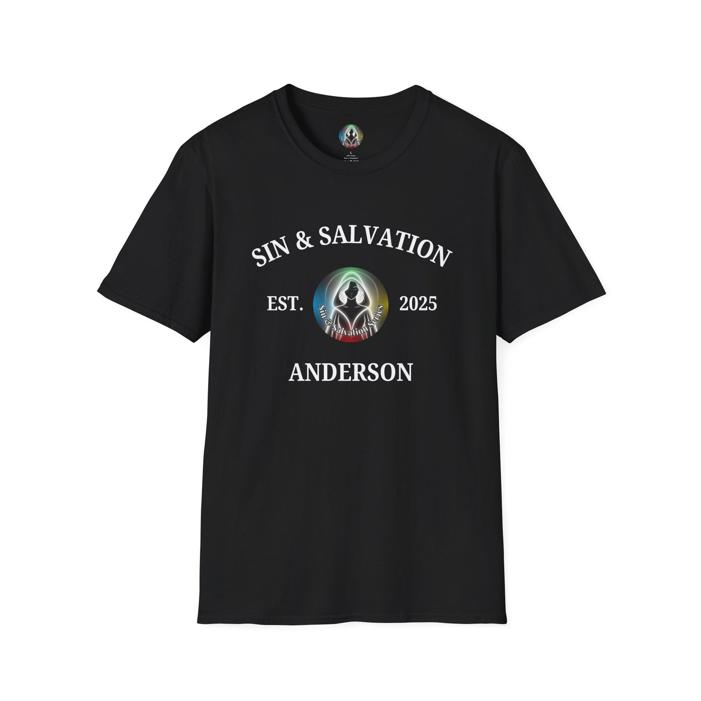 Sin & Salvation - Anderson | Est. 2025 Series Unisex Softstyle T-Shirt