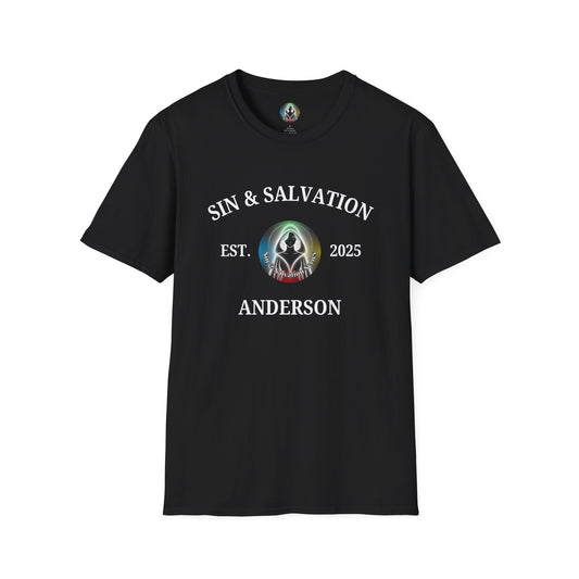 Sin & Salvation - Anderson | Est. 2025 Series Unisex Softstyle T-Shirt