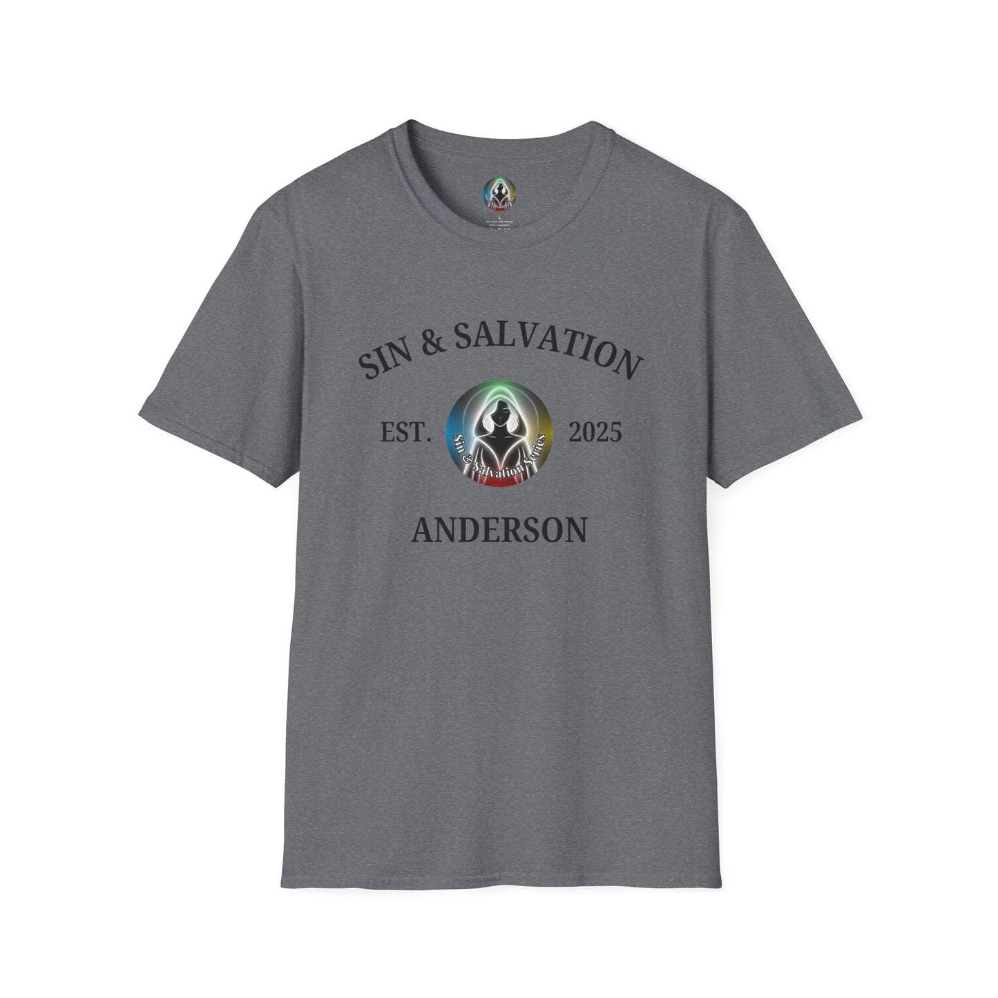 Sin & Salvation - Anderson | Est. 2025 Series Unisex Softstyle T-Shirt